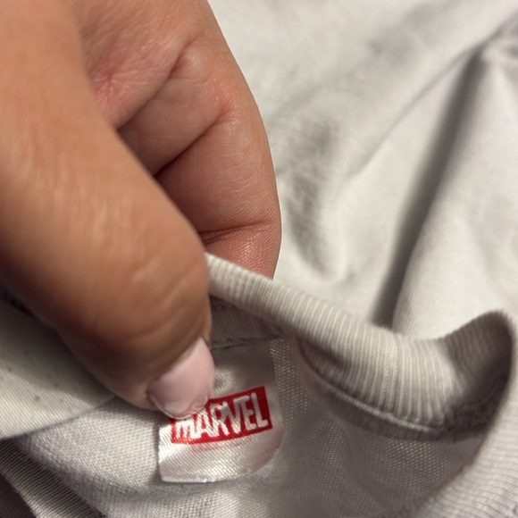 4/$20 Black panther t-shirt size 12-14, gray, marvel, H&M wakanda forever school - Picture 6 of 6